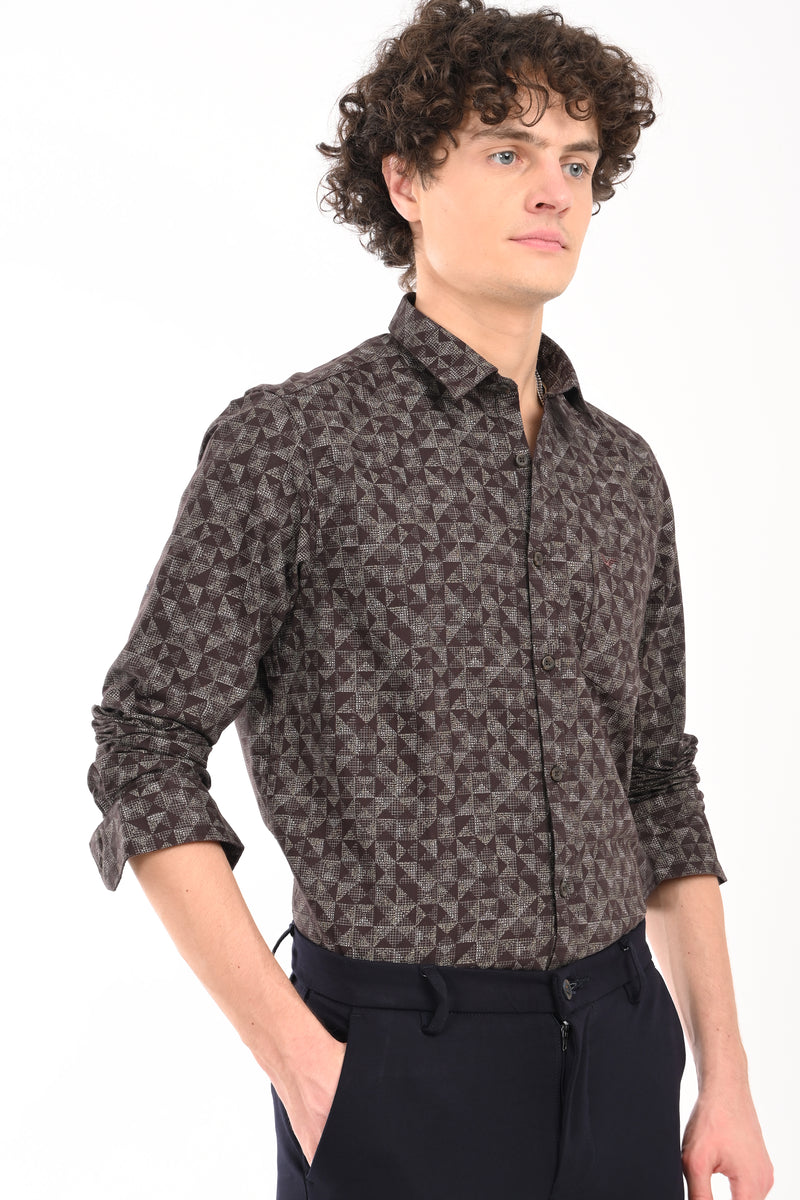 Oxford Printed Shirt