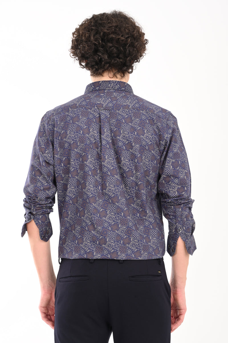 Premium Oxford Printed Shirt