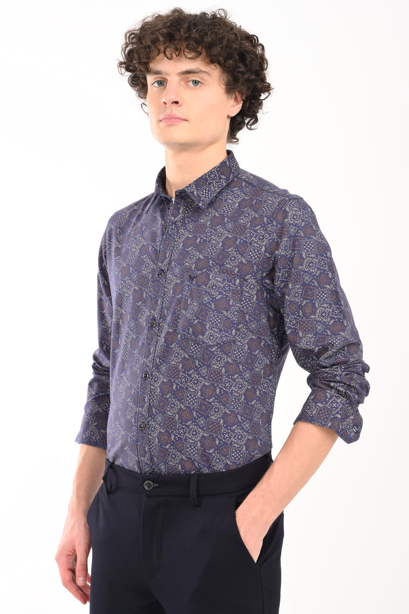 Premium Oxford Printed Shirt