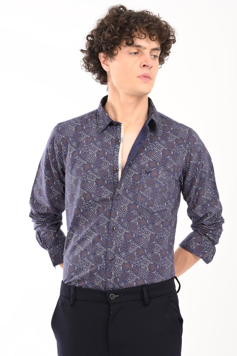 Premium Oxford Printed Shirt