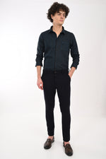 Partywear Textured Printed Shirt