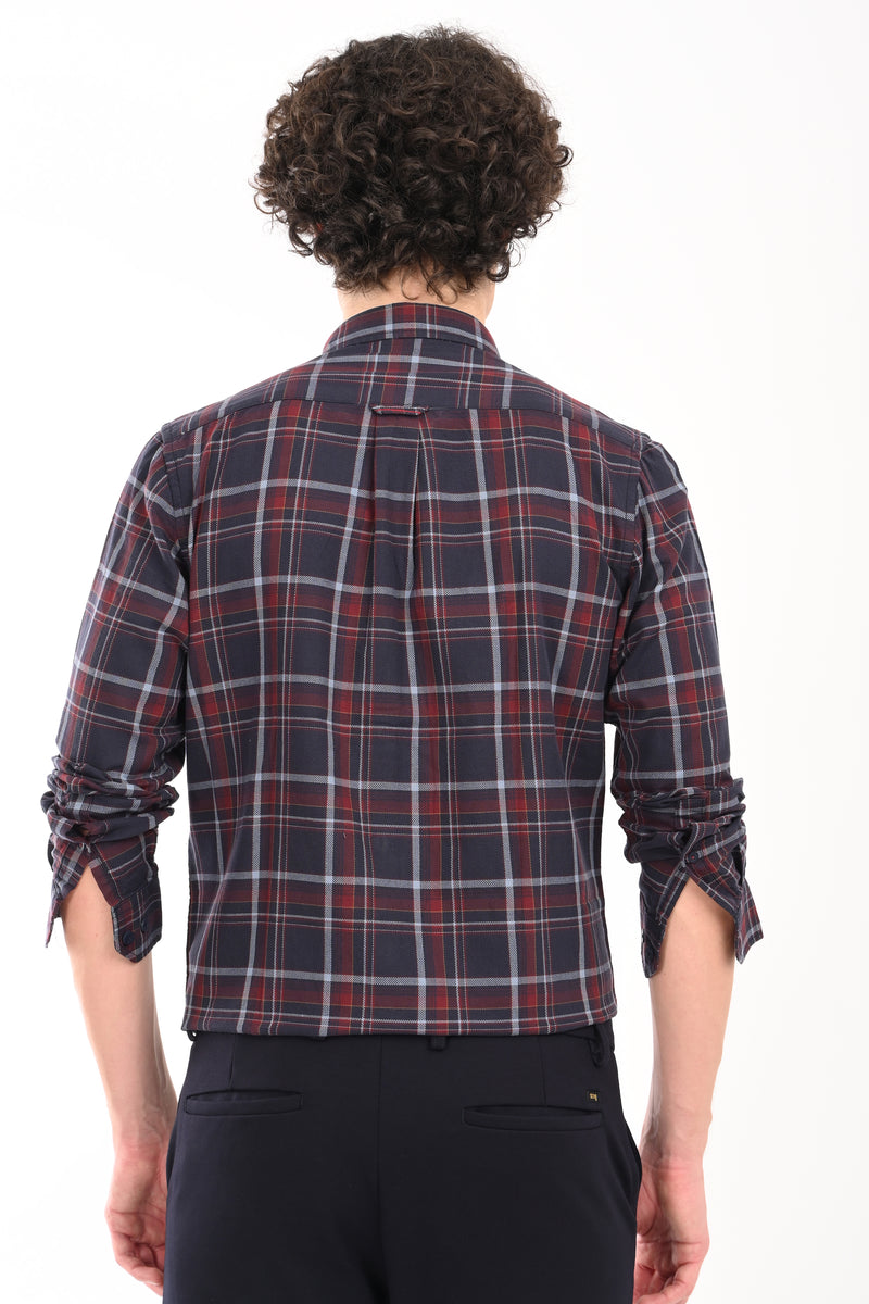 Workwear Textured Check Shirt