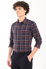 Workwear Textured Check Shirt