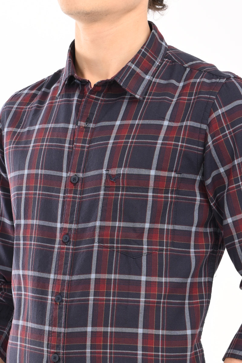 Workwear Textured Check Shirt