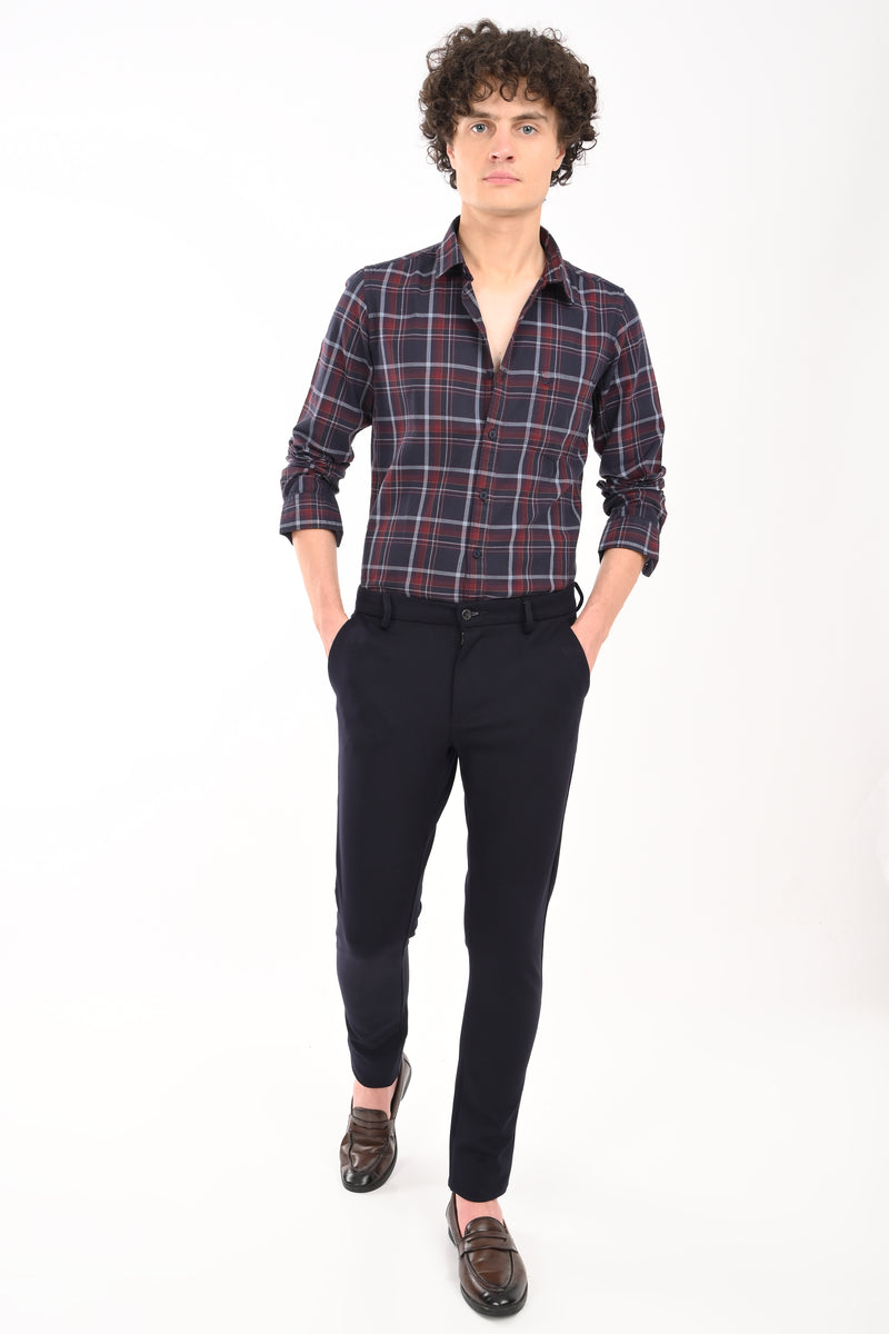 Workwear Textured Check Shirt