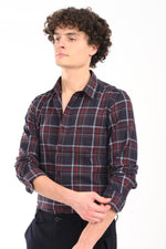 Workwear Textured Check Shirt
