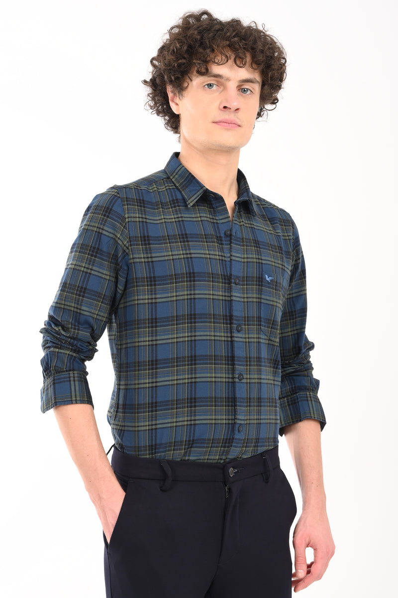 Workwear Textured Check Shirt