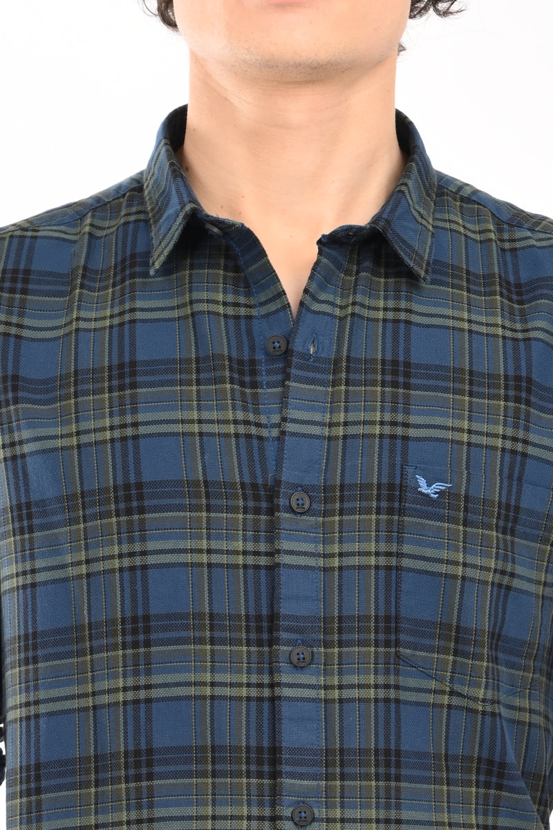 Workwear Textured Check Shirt