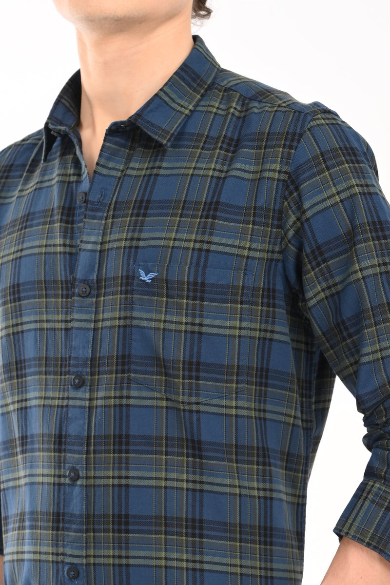 Workwear Textured Check Shirt
