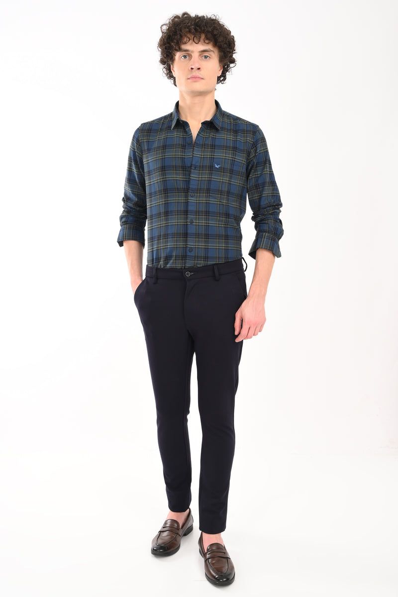 Workwear Textured Check Shirt
