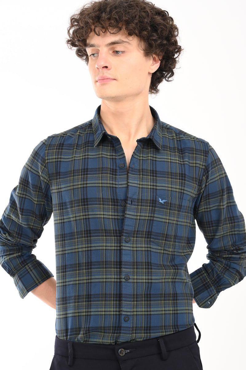 Workwear Textured Check Shirt