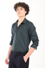 Partywear Textured Printed Shirt