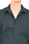 Partywear Textured Printed Shirt