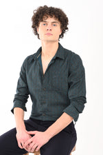 Partywear Textured Printed Shirt