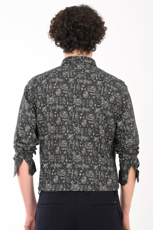 Premium Oxford Printed Shirt