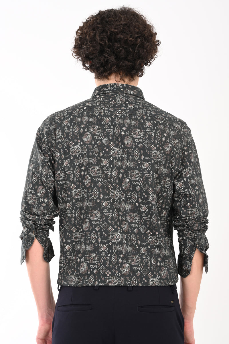 Premium Oxford Printed Shirt