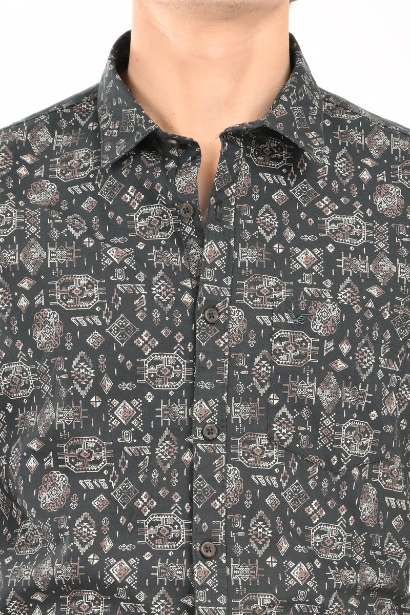 Premium Oxford Printed Shirt
