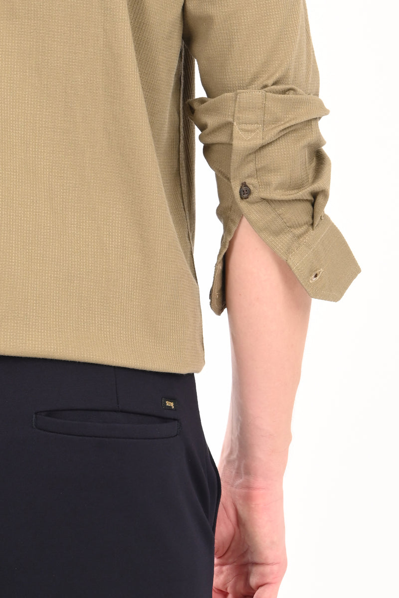 Must have Textured Stretch Shirt