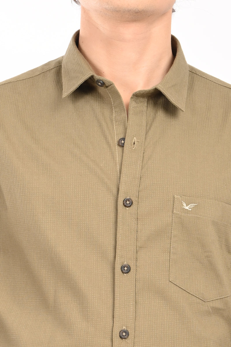 Must have Textured Stretch Shirt