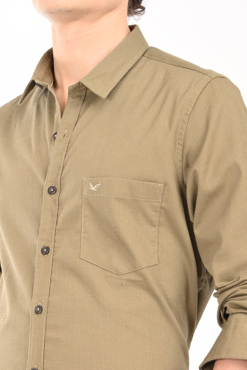 Must have Textured Stretch Shirt
