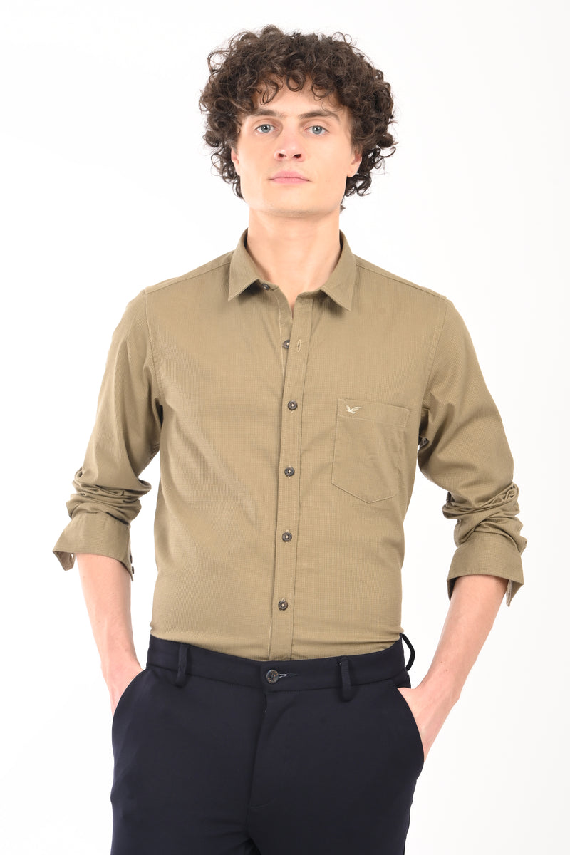 Must have Textured Stretch Shirt