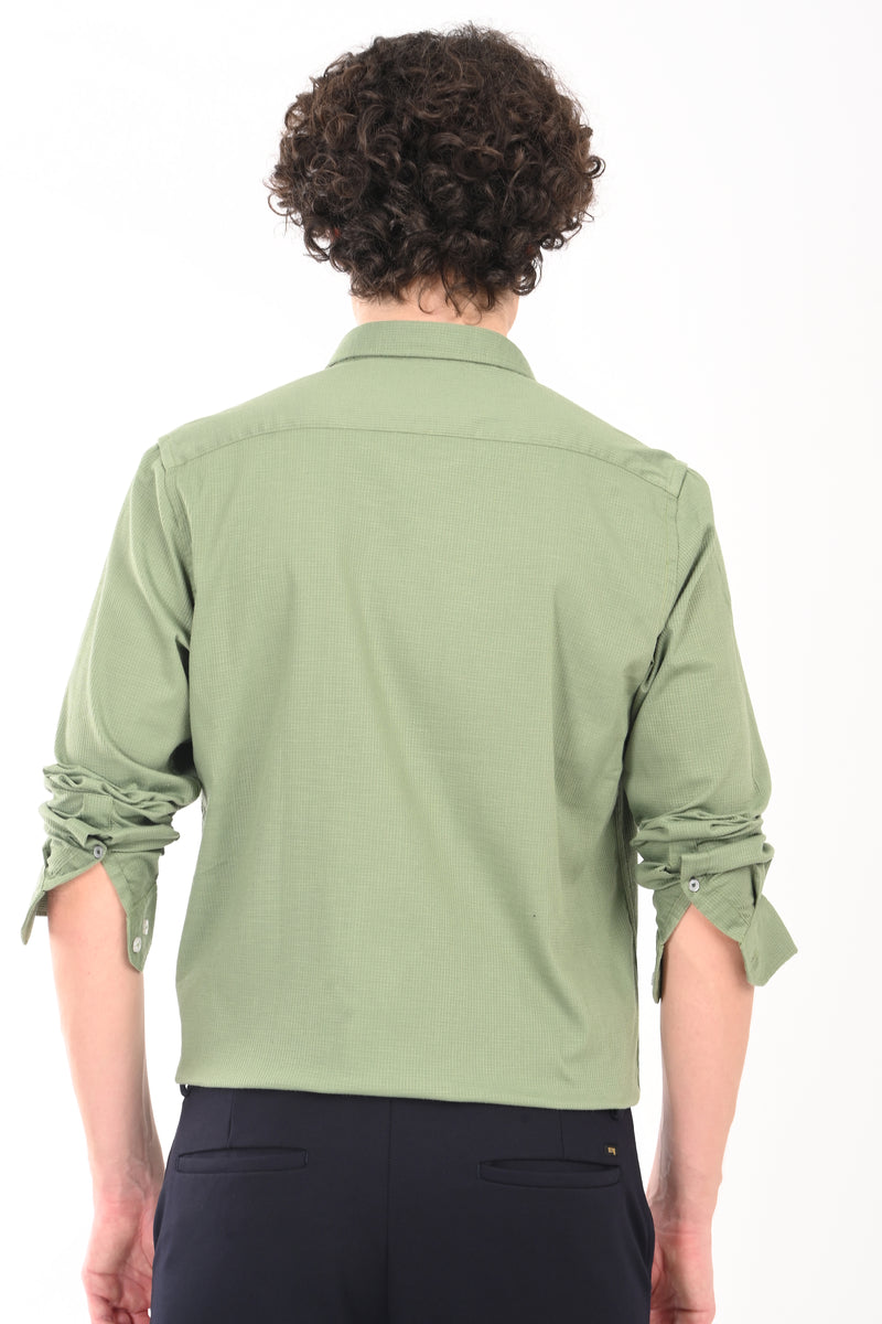 Must have Textured Stretch Shirt