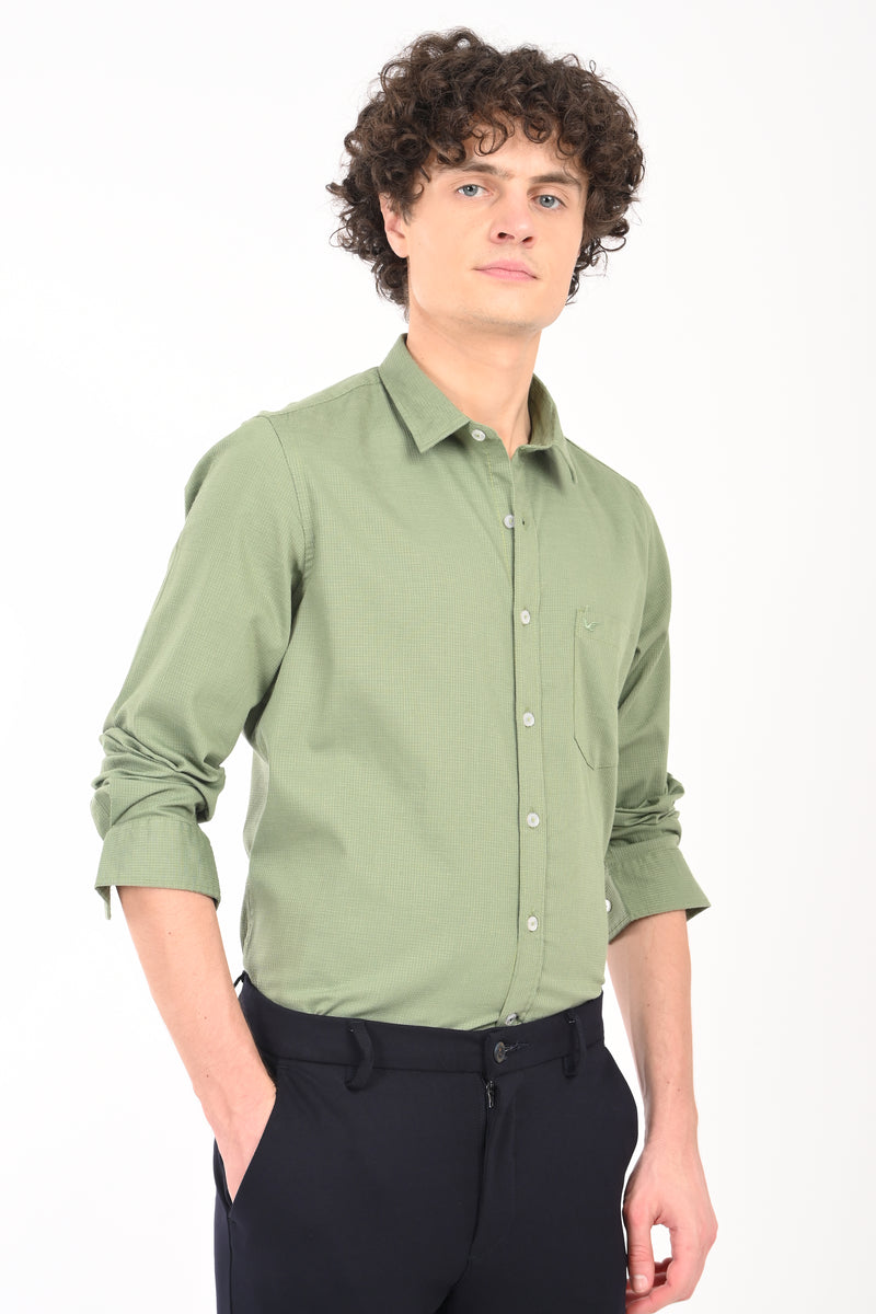 Must have Textured Stretch Shirt
