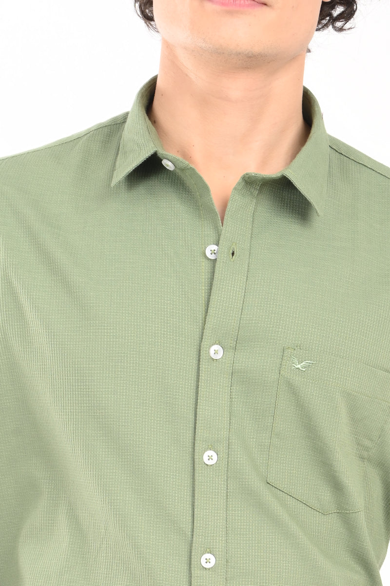 Must have Textured Stretch Shirt