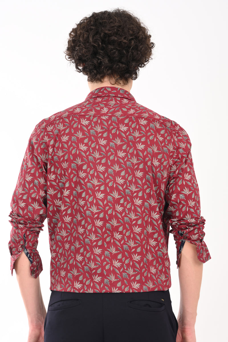 Premium Giza Satin Printed Shirt