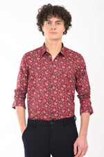 Premium Giza Satin Printed Shirt