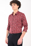 Premium Giza Satin Printed Shirt