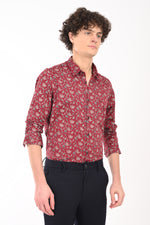 Premium Giza Satin Printed Shirt