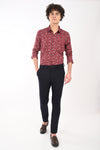 Premium Giza Satin Printed Shirt