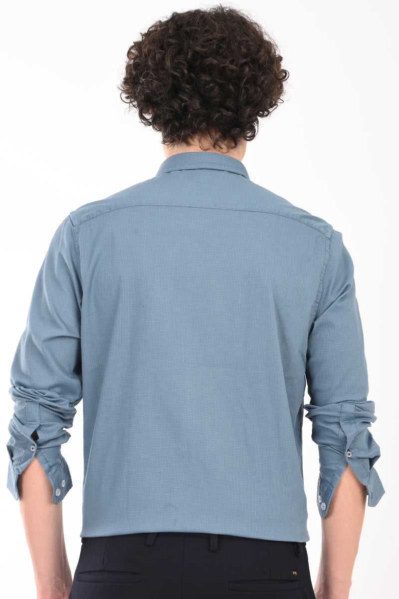 Must have Textured Stretch Shirt