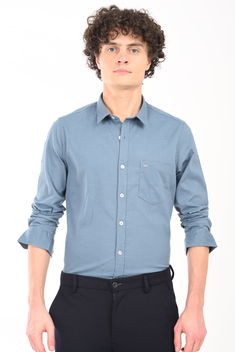 Must have Textured Stretch Shirt
