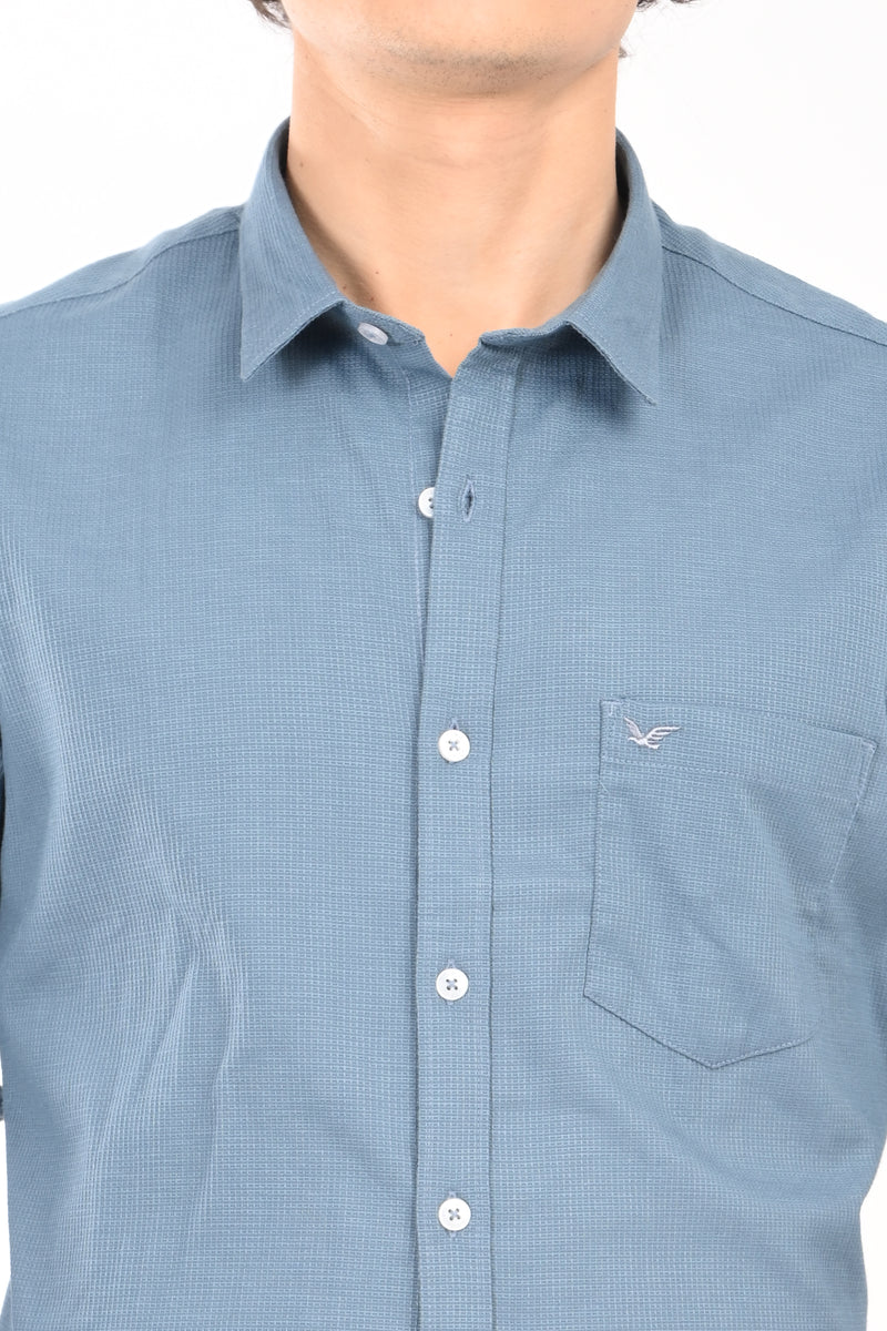 Must have Textured Stretch Shirt