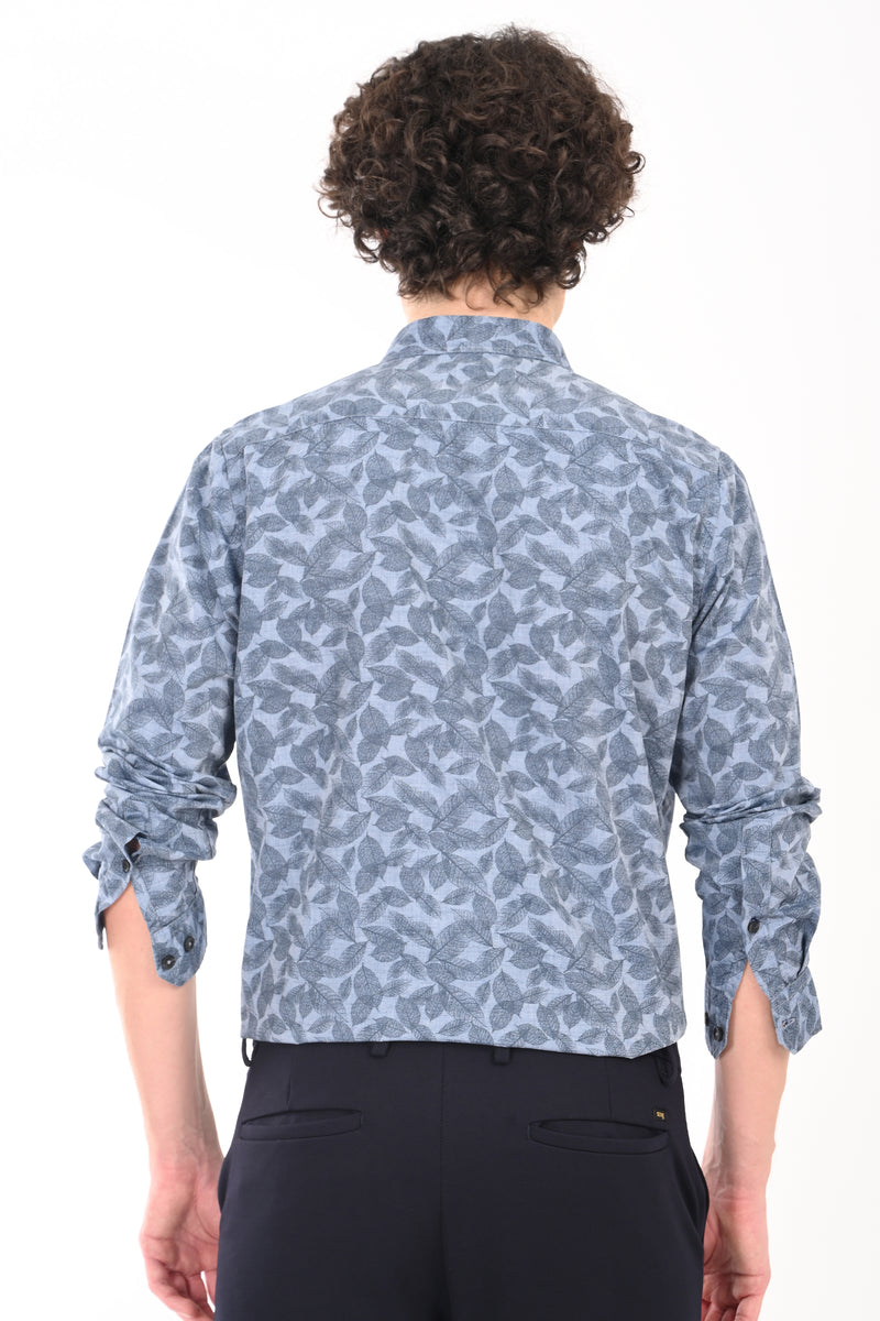 Premium Textured Printed Shirt