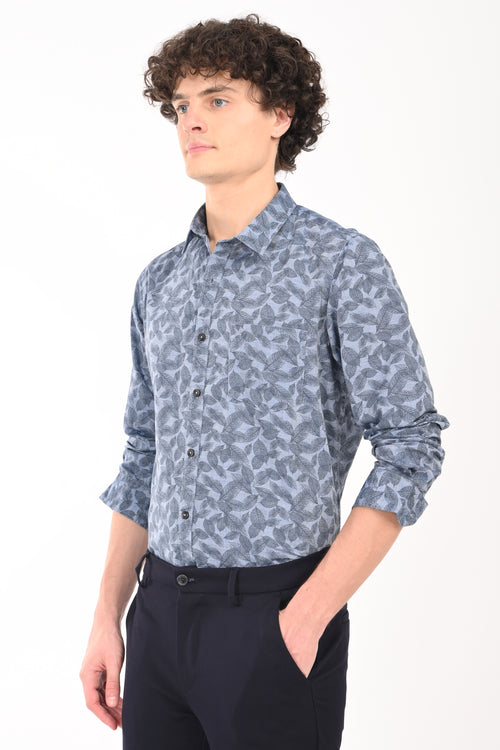 Premium Textured Printed Shirt