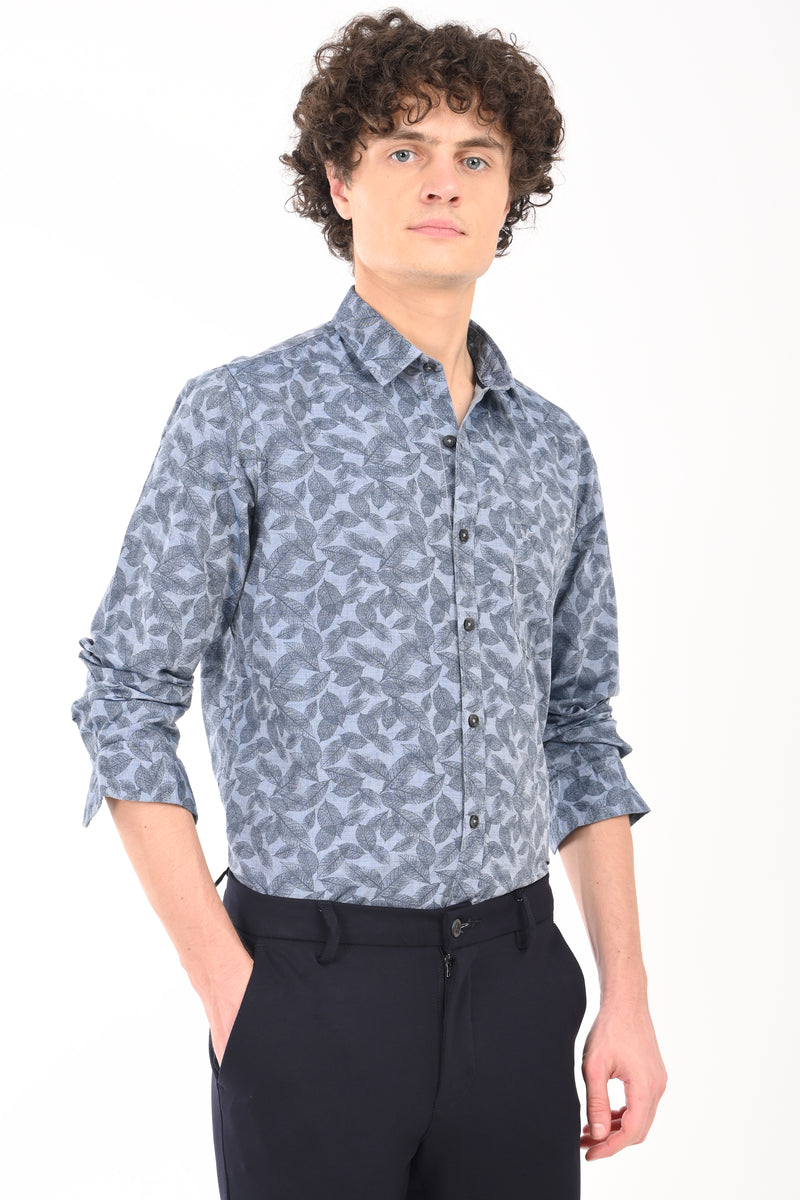 Premium Textured Printed Shirt