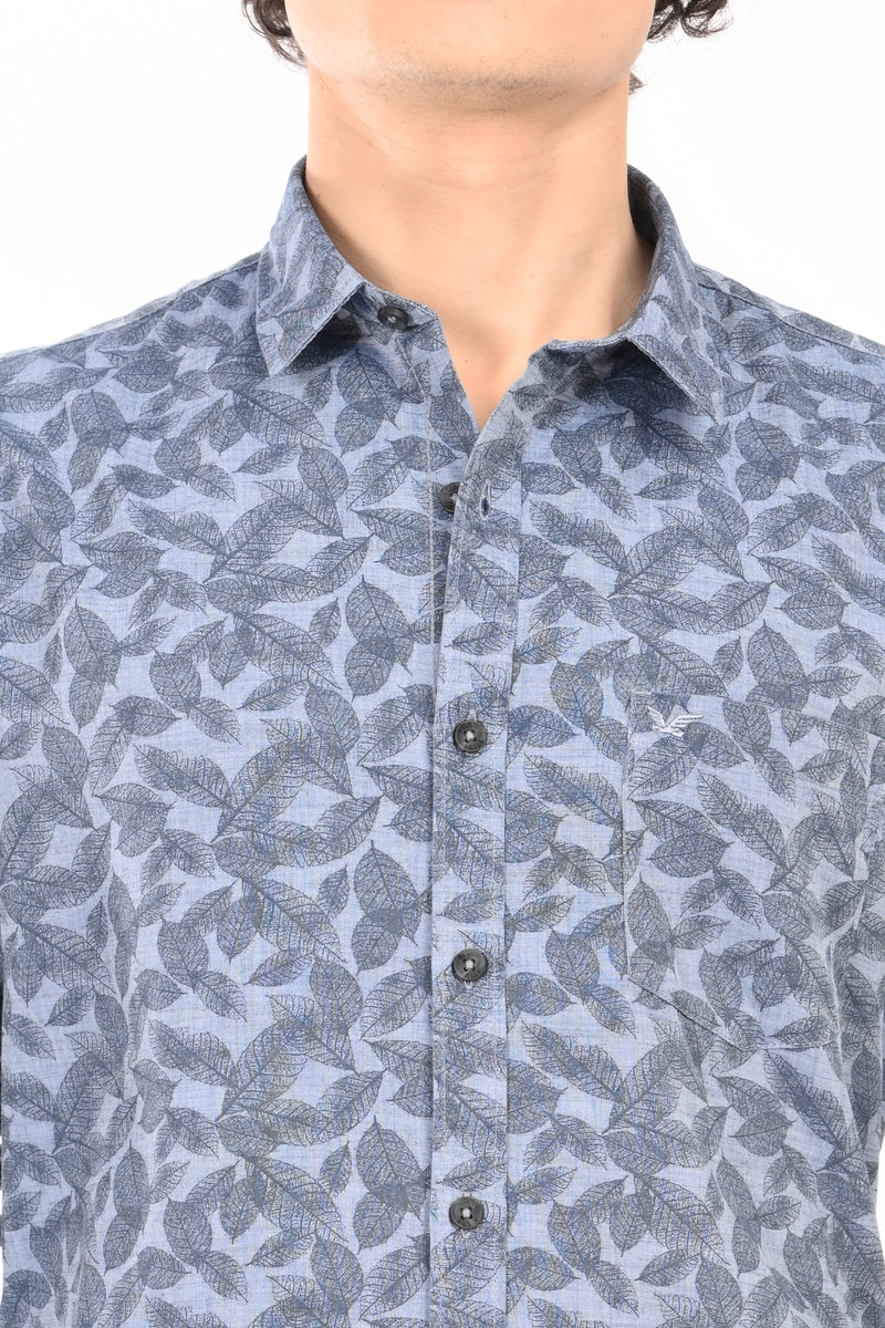 Premium Textured Printed Shirt