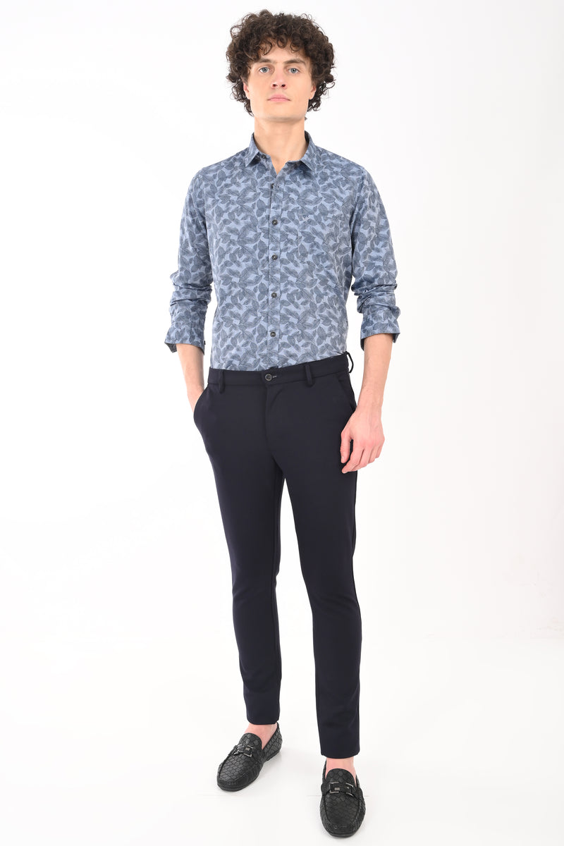 Premium Textured Printed Shirt