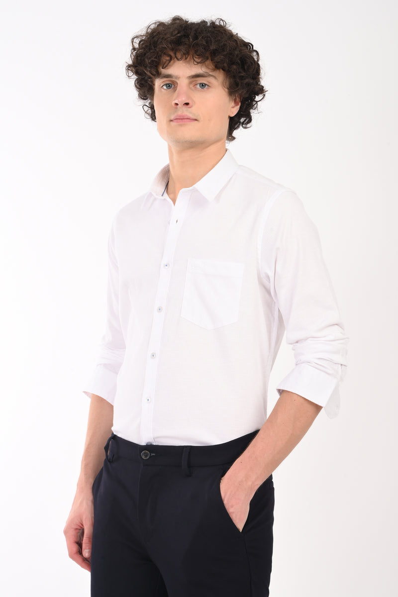 Must have Textured Stretch Shirt