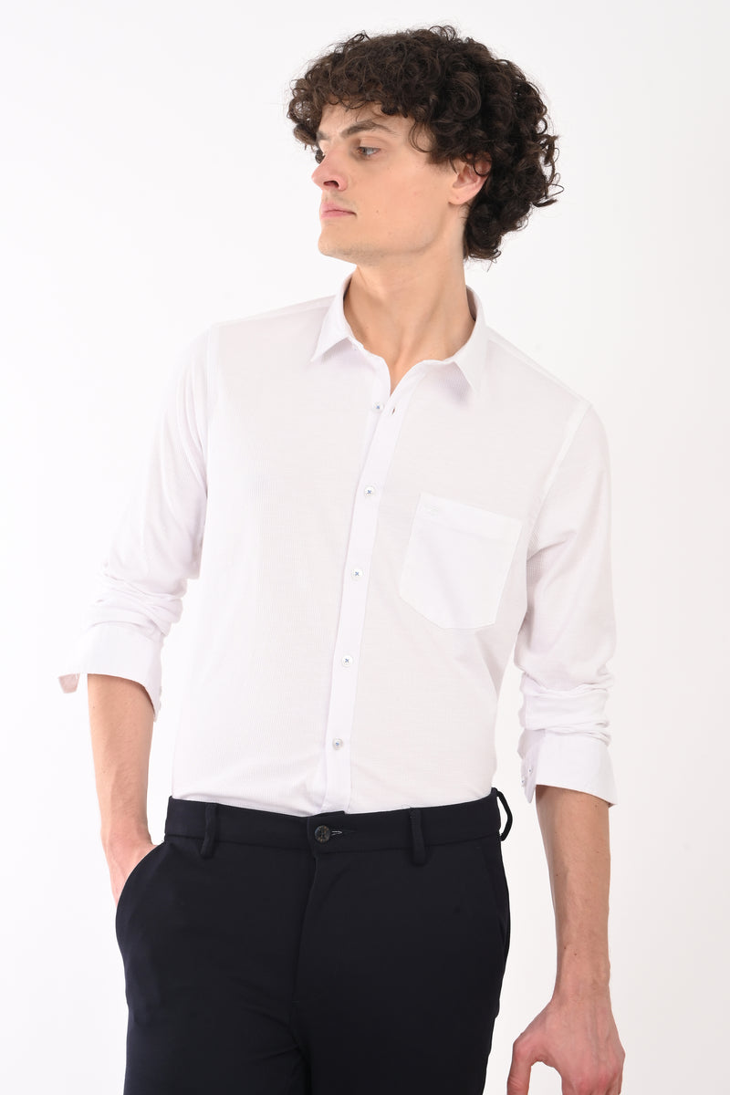 Must have Textured Stretch Shirt