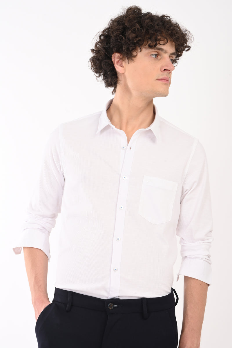 Must have Textured Stretch Shirt