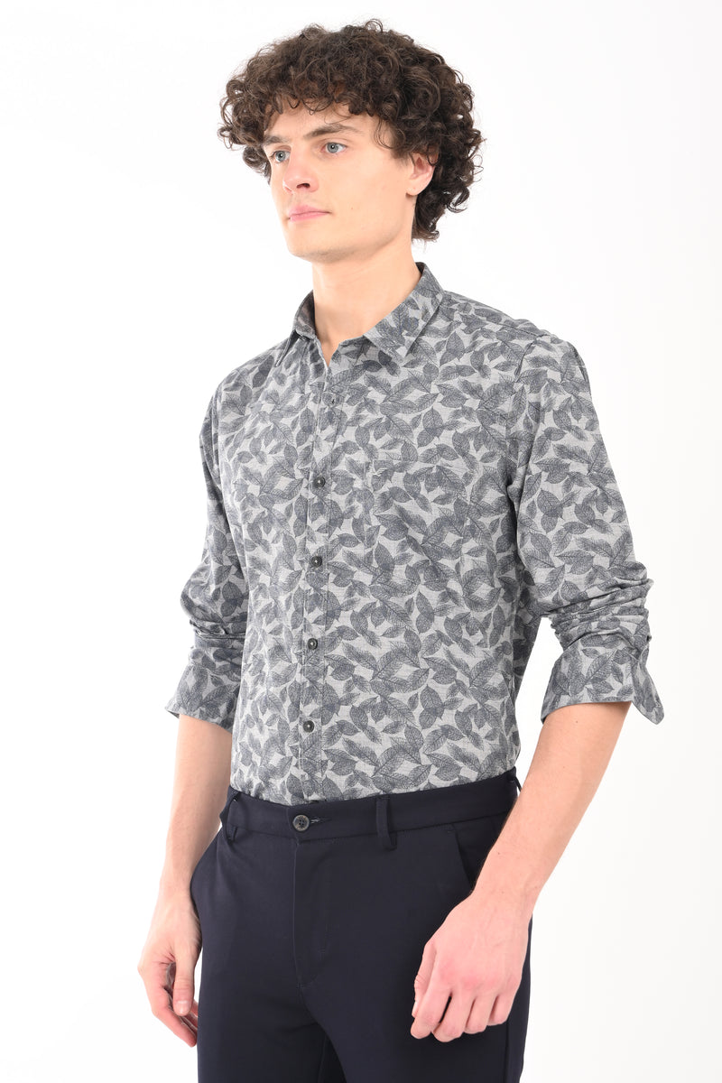 Premium Textured Printed Shirt