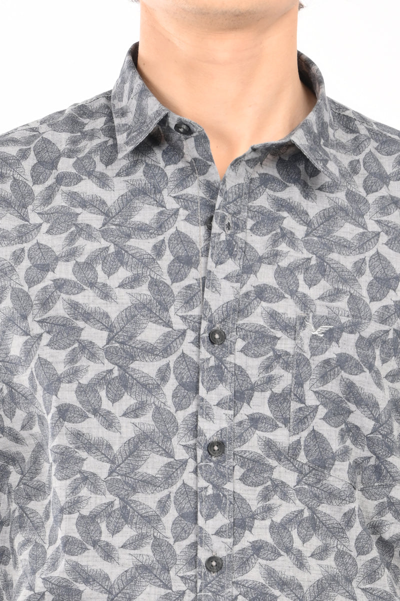 Premium Textured Printed Shirt