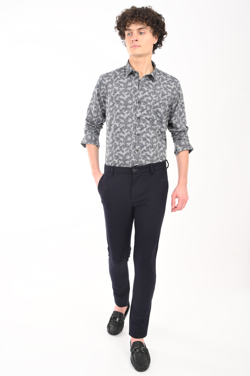 Premium Textured Printed Shirt