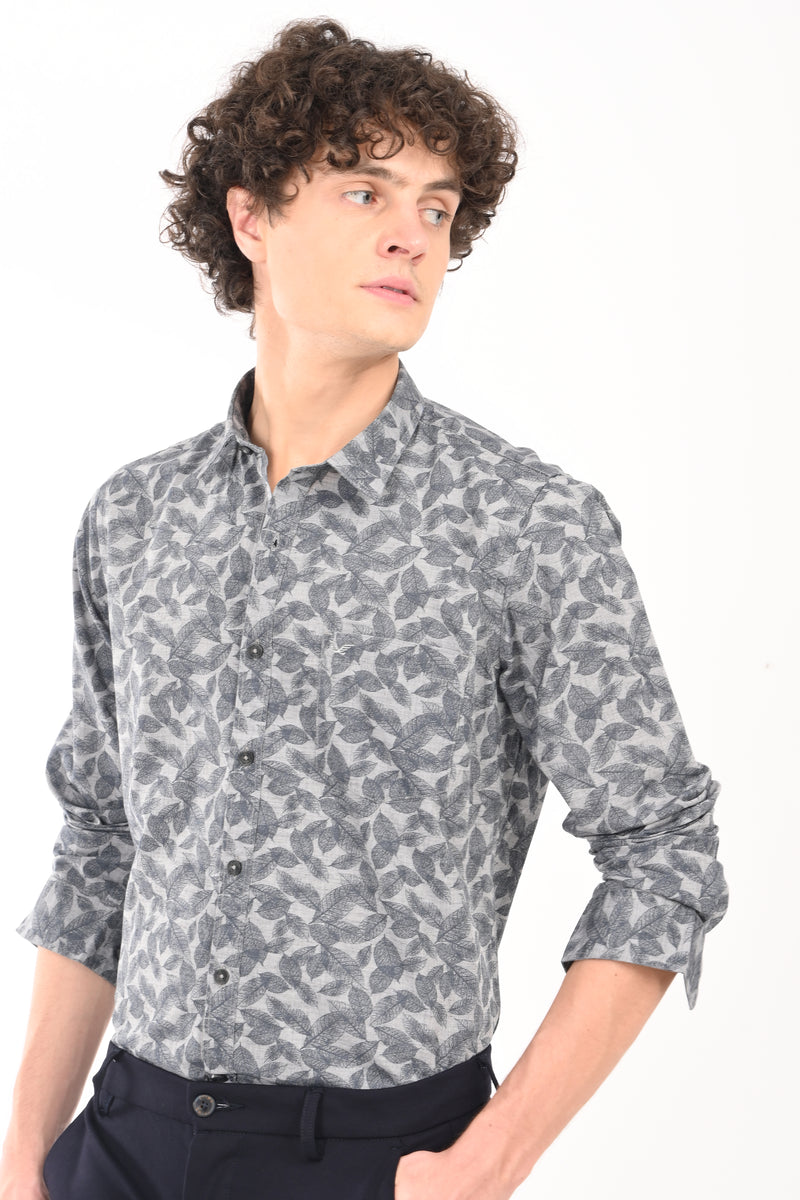 Premium Textured Printed Shirt