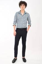 Workwear Textured Printed Shirt