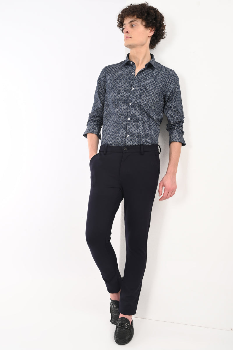 Premium Giza Satin Printed Shirt